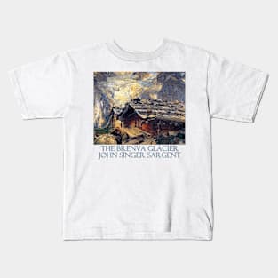 The Brenva Glacier by John Singer Sargent Kids T-Shirt